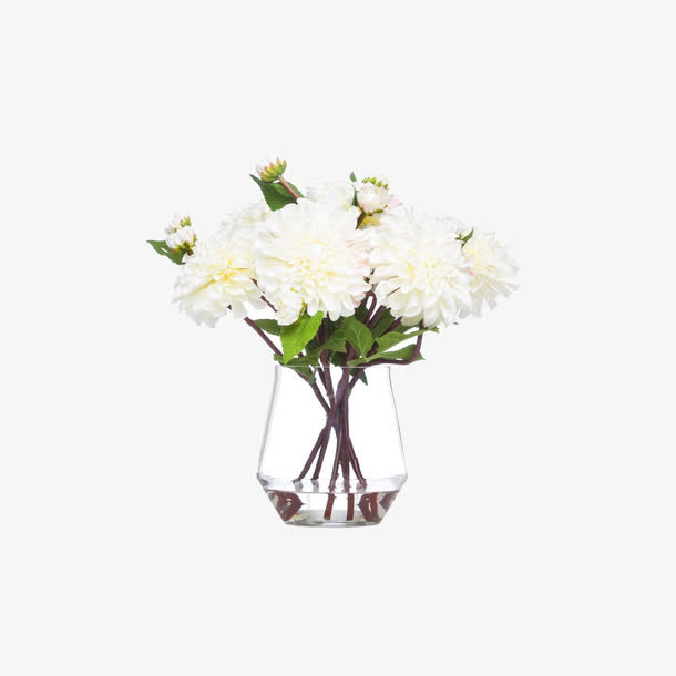 欧美流行插花 绿植物 鲜花软装免抠