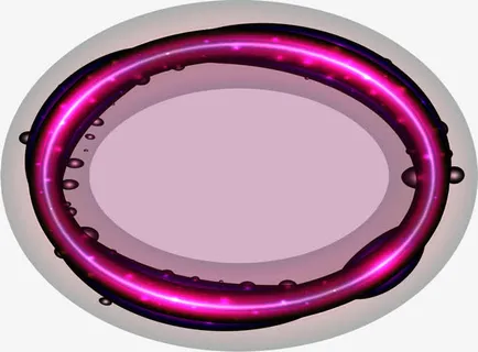 彩色光效边框免抠