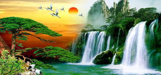 山水风景画高清