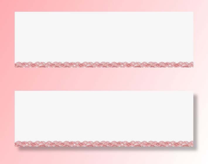 红色边框纹理免抠