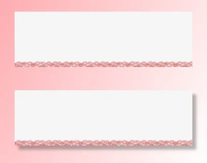 红色边框纹理免抠