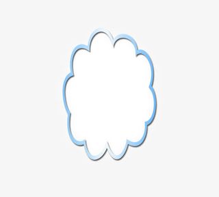 蓝色的圈圈免抠