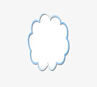 蓝色的圈圈免抠