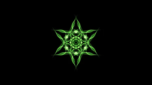 六芒星渐变底纹免抠