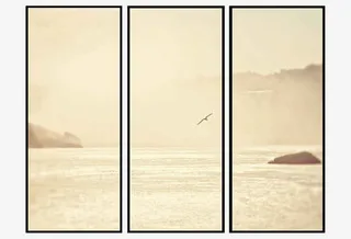 无框画素描中堂画图片素材免抠