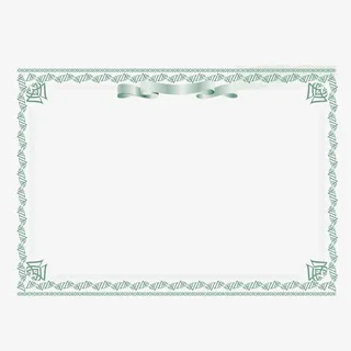 合格证边框设计免抠