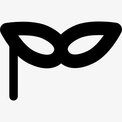 狂欢节面具图标免抠
