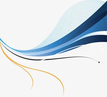 蓝色底纹装饰免抠