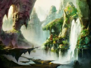 梦幻仙境海报宣传免抠