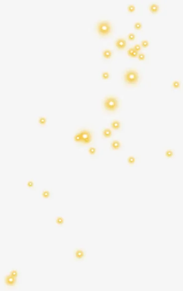黄色星光双十一宣传海报免抠