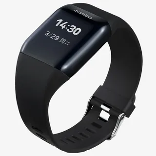 黑色智能运动手环免抠