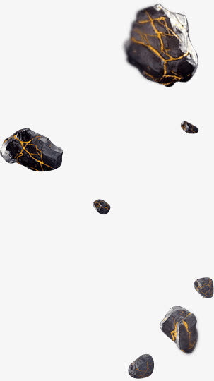 火山石 漂浮火山石 png素材免抠