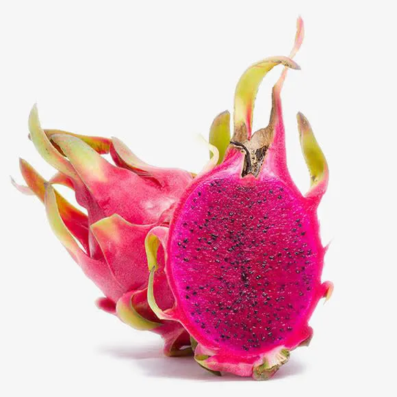 红色切开的人火龙果免抠