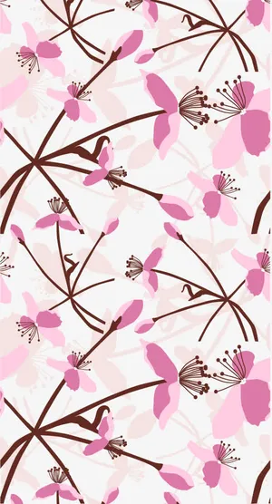 粉色桃花素材免抠