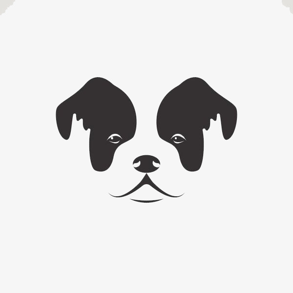 卡通可爱狗头免抠图免抠