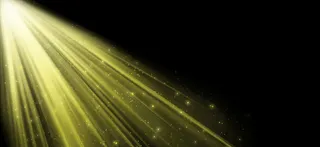 黄色炫光海报素材高清