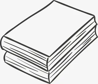 2本重叠书籍矢量图免抠