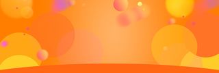 电商夏季七夕橙色渐变简约海报banner高清