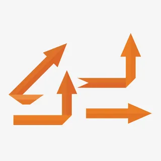 方向指引线条免抠