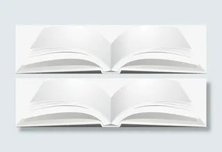 世界读书日翻开的书本免抠