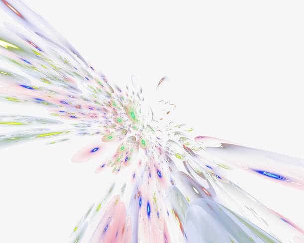 抽象科技元素 放射线元素免抠