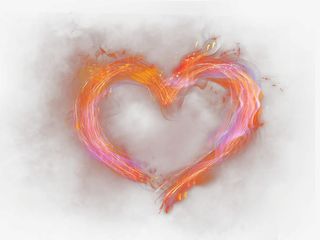 火焰爱心PNG免抠