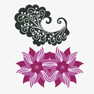 中国民间传统印花图案免抠