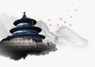 天坛素材免抠