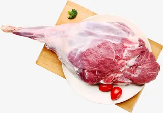 新鲜猪肉西红柿免抠