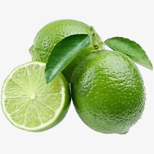 新鲜青色柠檬PNG素材免抠