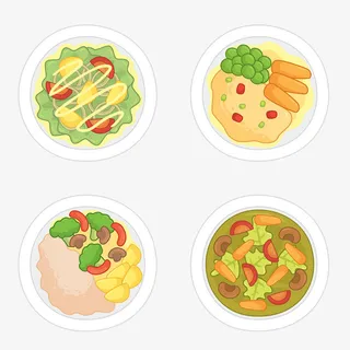 卡通水果沙拉PNG免抠