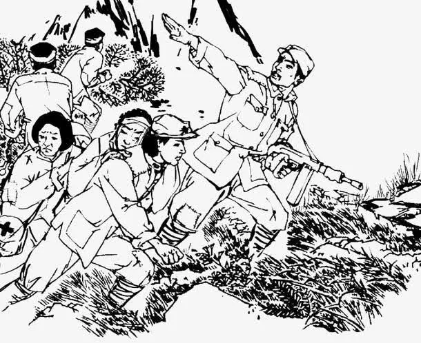 战争中的军人免抠