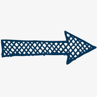 蓝色网状箭头免抠