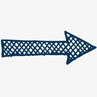 蓝色网状箭头免抠