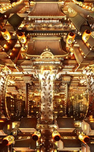 古风节日活动动漫插画免抠