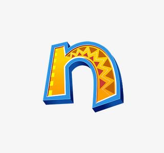 长颈鹿字母n免抠