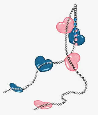 214情人节爱心手链免抠