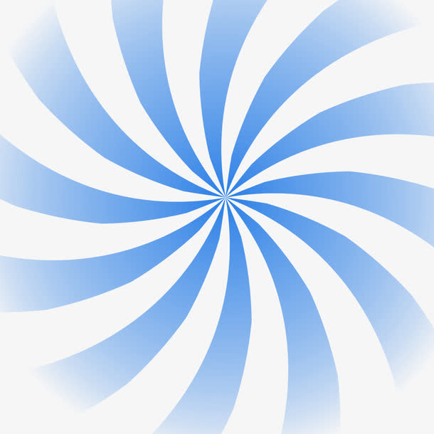 螺旋蓝色放射光免抠