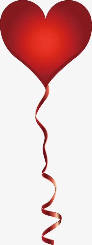 红色心形图案免抠