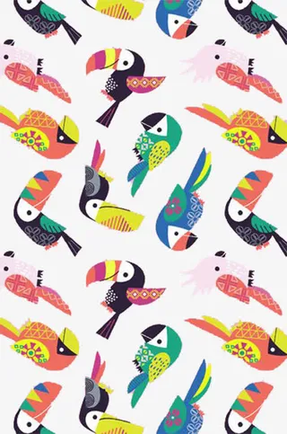 卡通乌鸦背景素材