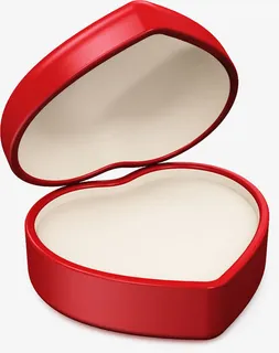 戒指包装盒免抠