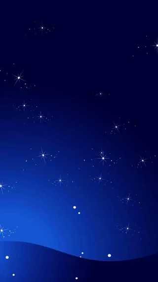梦幻蓝色星光H5背景素材高清