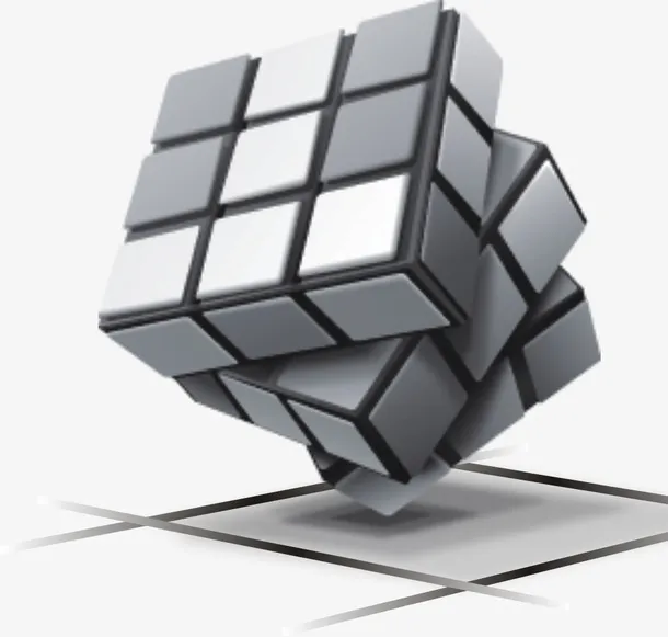 酷炫魔方效果免抠