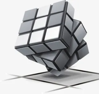 酷炫魔方效果免抠