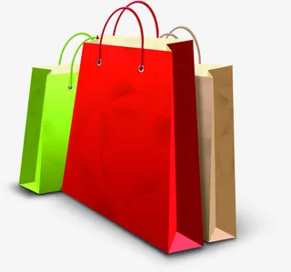 手绘春天促销包装免抠