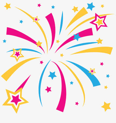 烟花点缀装饰免抠