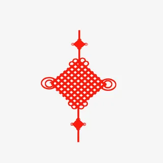 春节中国结元素免抠