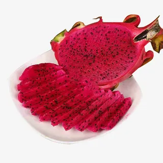 可口的红心火龙果免抠