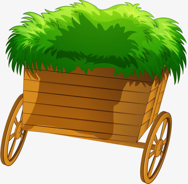 卡通木质车免抠