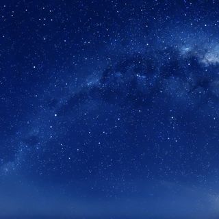 蓝色宇宙星空高清摄影合成星空免抠